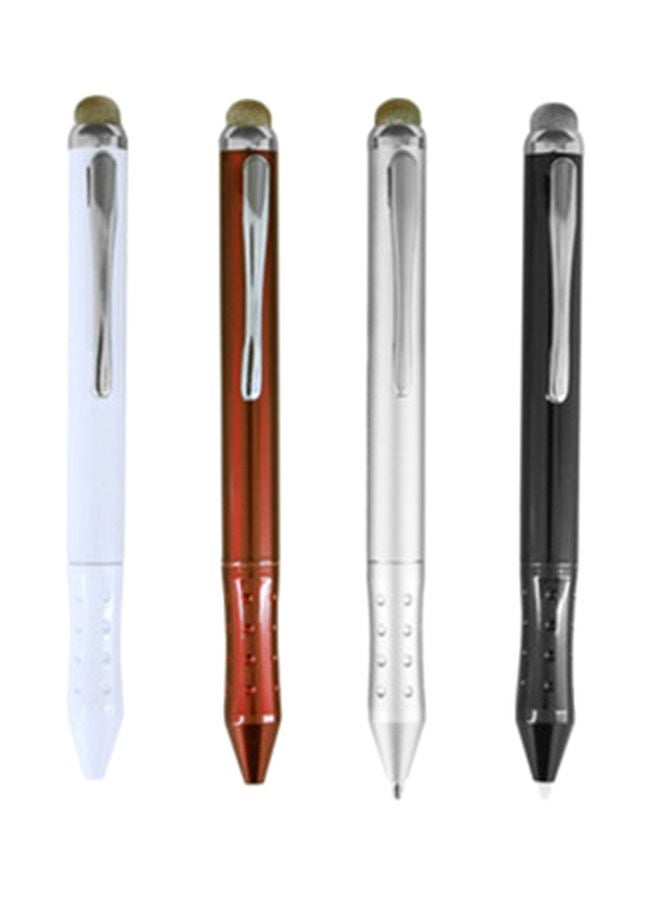 4-Piece Stylus Pen Set Multicolour